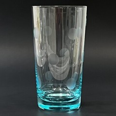 VTG Waterford Marquis Crystal GREEN POLKA DOT Highball Glass 6 3/8″