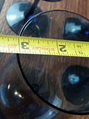 Vintage Lenox Blue Mist 7 1/4″ Wine Glasses Signed USA Made set of 5