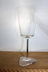 Contemporary Crystal Water Goblet (s) Triangle Stem Triangular Foot 8 » 10 oz