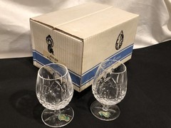 Waterford Lismore Small Brandy Snifter Glasses 620-318 Set of 6 Vintage Barware