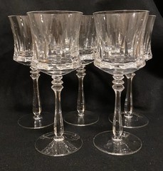 Mikasa Crystal MARQUIS 8 3/8″ Water Goblets Set of 5