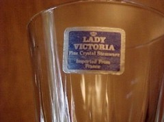 CrisD’Arques Durand Crystal Chantelle / Lady Victoria Cordial Glass Set (4 of)