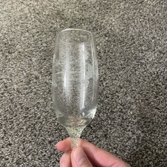 Set of 4 Eamon Glass Dublin CLADDAGH & Shamrock Champagne Flutes, 6 oz, 1990