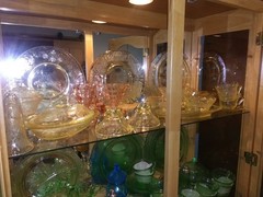 Bryce 8in Tall Red Goblet over Crystal Stem and Foot No Damage