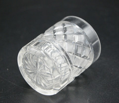 BACCARAT 1830’s LOT OF 3 GOBELET TUMBLER CRYSTAL GLASS LOUVRE MUSEUM PIECE COLL.