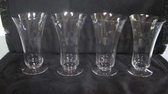 Set Of 4 Vintage Iced Tea Glasses Monte Cristo by Heisey Height: 5 7/8 in