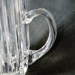 MIKASA PARK LANE BEER STEIN MUG, Cut Lead Crystal, 7″, Made In GERMANY