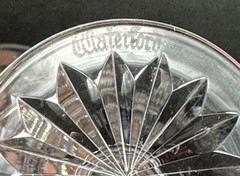 Waterford Crystal Lismore Claret Wine Glasses Set of 4 Vertical Cut On Bowl