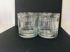 Anchor Hocking Aberdeen Lot of 4 Clear Flat Tumbler Old Fashioned 3 5/8 NWT