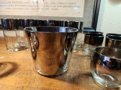 Vintage 24 Piece Dorothy Thorpe Silver Fade Barware Set-Ice Bucket and Glasses