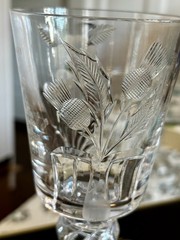 Vintage Minton 25 th Anniversary Of QEII Coronation Lead Glass