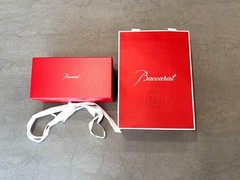 Baccarat Lucia 2017 Pair Tumbler Set with Box and Bag Unused