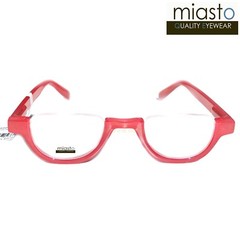 MIASTO TOP RIMLESS HALF RIM MOON ROUND OVAL READERS READING GLASSES~MEDIUM LARGE