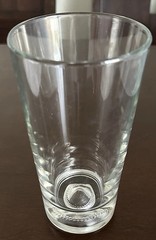 Heavy Base Highball Glass 12-14oz Baseball Stitch Bottom Barware Collins