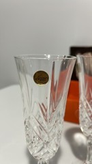 Masquerade Cristal d’Arques Champagne Flute Glasses with original Box – Set Of 4