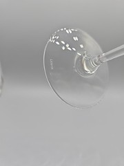 Lenox «Firelight» Crystal Wine Glass with Platinum Rim