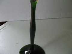 Antique Wine Roemer Hock Glass Theresienthal Transparentem Laub Moser 1711 grape