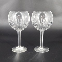 Set of 2 Waterford Crystal Millenium Collection «Love» Toasting Goblets Wine