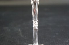 Set Of 3 Baccarat Elbeuf Wine Glasses France Crystal.