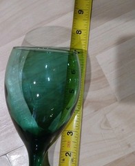 Vintage Libbey? Emerald And Gold Wine Glasses Set Of 13