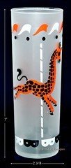 Libbey 1960s Carousel Circus GIRAFFE Bar Tumbler 12 Ounce – PRISTINE