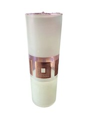 Vtg highball Bartlett Collins mid modern gold guild green pastel glass