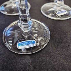 7 Gorham Nachtmann W. Germany Full Leaded Crystal 5.75″ Smaller Wine Glasses