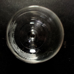 QUEEN LACE AMERICANA DUCKS BRANDY GLASS, Etched Crystal, 4 1/2 «, 8 Oz, Germany