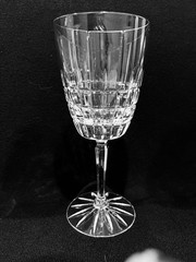 Vintage Val St Lambert Heavy Cut Crystal Water Goblets Set of 4
