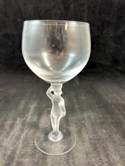 Bayel Crystal Bacchante Frosted Nude Stem Water Goblet