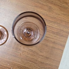 RETIRED Wine/Water Goblet Premiere PLUM LIBBEY GLASS COMPANY