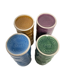 VTG Accoutrements Tiki Glasses Tumblers Set of 4 Multicolor 2001