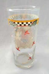 SAKURA DEBBIE MUMM WOODLAND SANTA TUMBLER 16 OZ