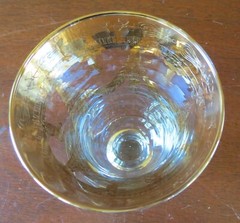 Arte Italica Medici Gold Encrusted Clear 6 3/8” Water Goblet(s)