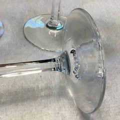 FRANZ WITTWER Saskia Crystal Wine (?) Glass Circa 1966 Germany 7”