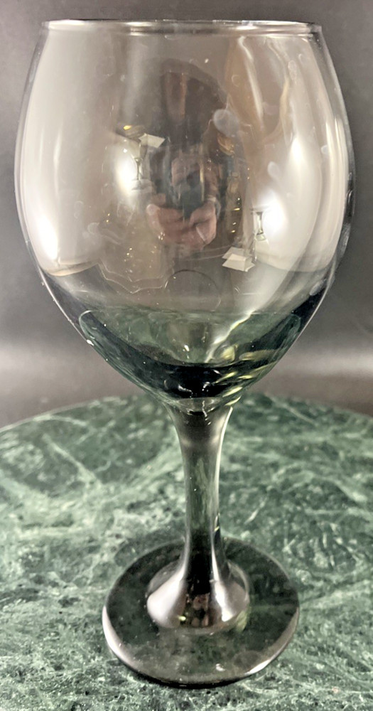 Libbey Classic Smoke Gray 7 3/4″ Wine Glass Priced Each 2 Available