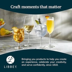 Entertaining Essentials Stemmed Water Glasses, Clear Multi-Purpose Water Gobl…