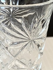 3 Juice Glass Tumblers Anchor Hocking 3in Star of David Early American Prescut
