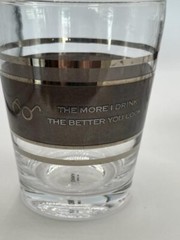 MCM Set of 4 Cocktail Glasses with 4 different Novelty Saying’s No Damage
