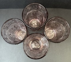 Set of Four, Pioneer Woman, Amelia, Rose Glass Tumbler