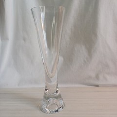 (1) Gorgeous TOM DIXON Tank tall Champagne Crystal Glass 10.5 «