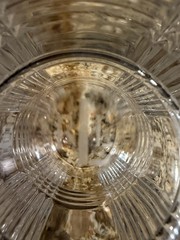 Ralph Lauren Crystal Glen Plaid High Ball Glasses 6.25″ EUC Set Of 2. Old Money