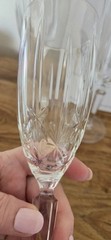 Marquis Waterford SPARKLE Crystal Champagne Flute Glasses With Box-Made In Italy