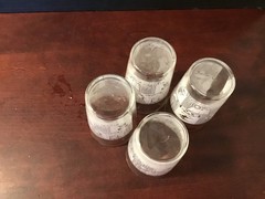 vintage 1960’s anchor hocking colonial American juice Cocktail glasses Set Of 4