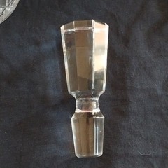 Vtg Waterford Crystal ALANA Decanter & 6 Liqueur Footed Shot Glasses 3.5″ Set