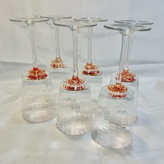 Rare Chin-Chin Stemware by ANTHROPOLOGIE WINE STEMWARE Set of 6 Beautiful