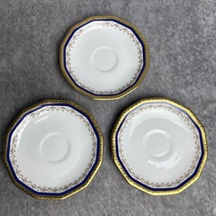 Vintage Tirschenreuth Bavaria Demitasse Cup Saucer 6 Sets Germany Porcelain