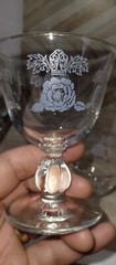 8 Homer Laughlin Queen Esther Glass Cordials