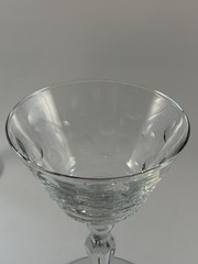 Vintage Libbey Rock-Sharpe liquor cocktail or sherbet glasses