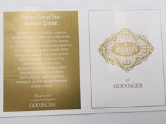 Dublin Shannon Set of Four 9oz. Crystal Wine Goblets by Godinger New in Box
